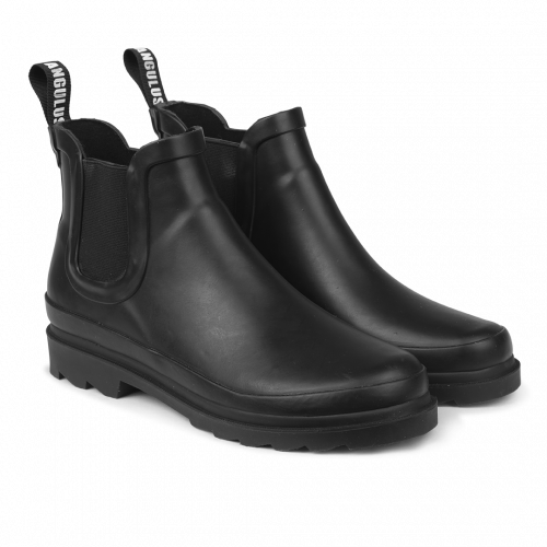 Angulus DK Women's Rubber Ankle Rain Boots - Black