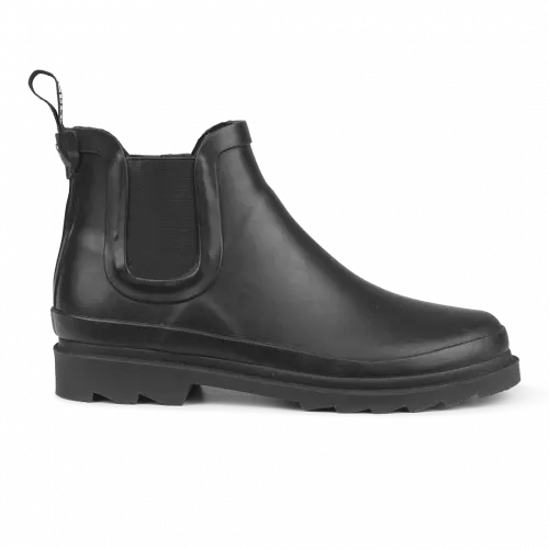 Angulus DK Women's Rubber Ankle Rain Boots - Black