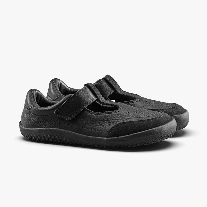 Vivobarefoot Gobi T-Bar School - Obsidian