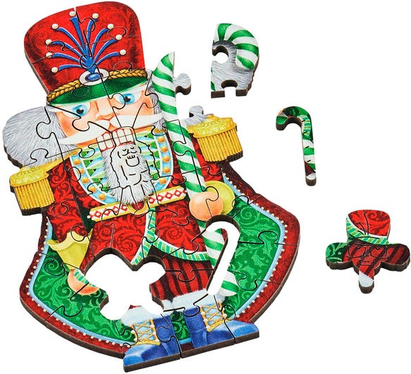 Wentworth Puzzles Nutcracker Soldier Puzzle | 32 Pieces