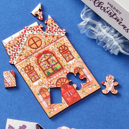 Wentworth Puzzles Gingerbread House Puzzle | 40 Pieces