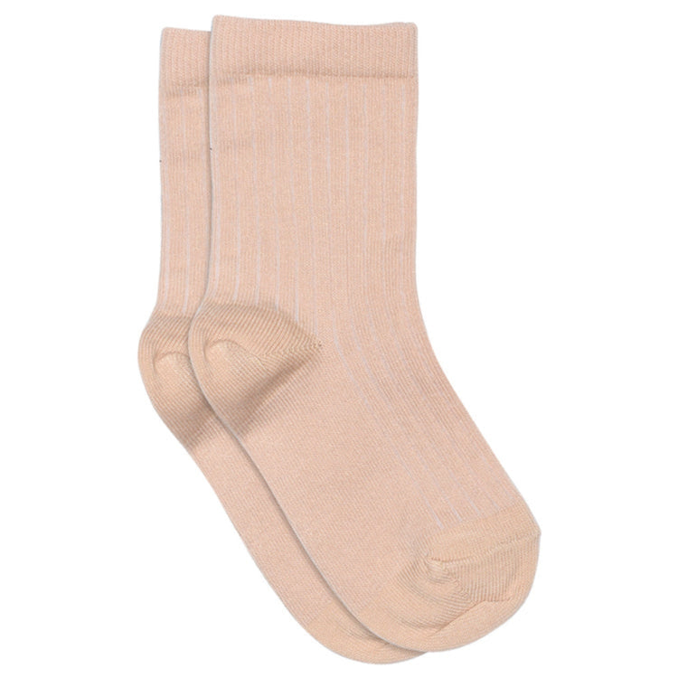 MP Denmark Cotton Rib Socks - Rose Dust