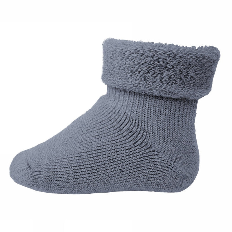 MP Denmark Wool Terry Ankle Socks - Stone Blue