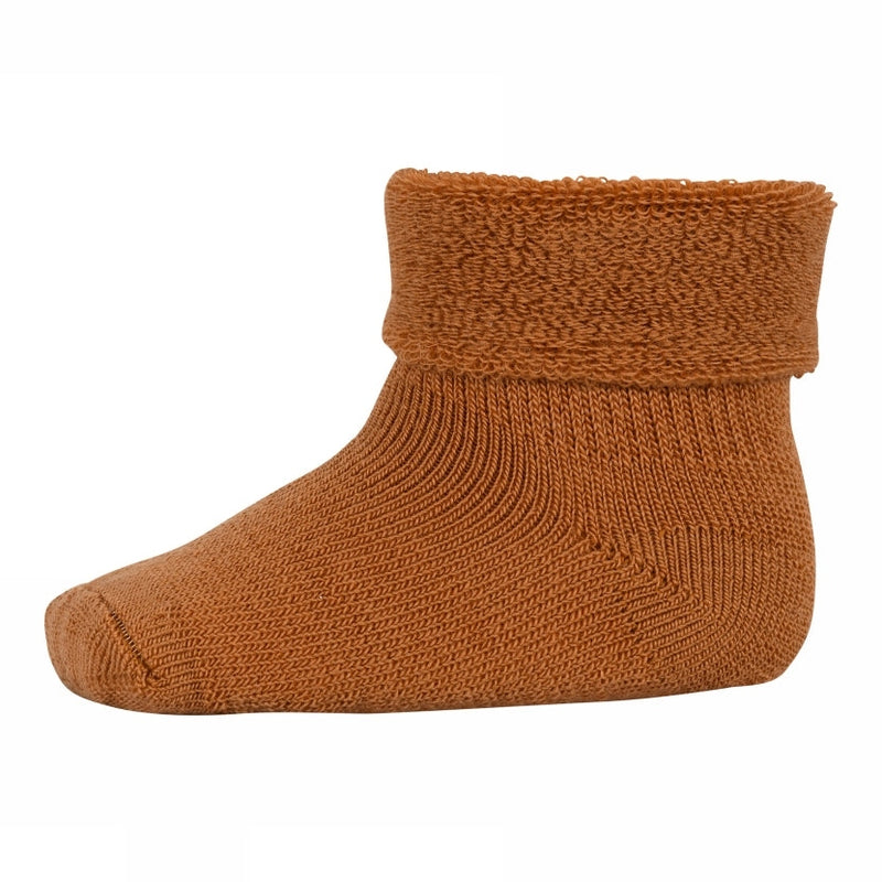 MP Denmark Wool Terry Ankle Socks - Meerkat