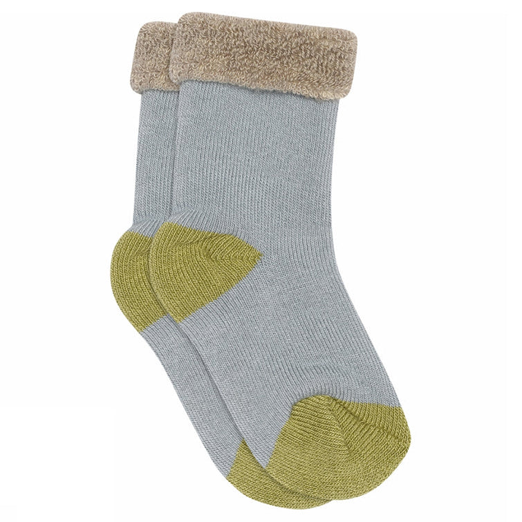 MP Denmark Indy Cotton Terry Ankle Socks - Dusty Blue