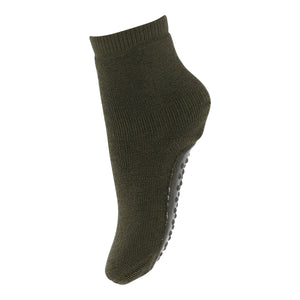 MP Denmark Merino Wool Slipper Socks - Ivy Green