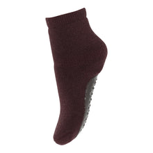 MP Denmark Merino Wool Slipper Socks - Grape Skin