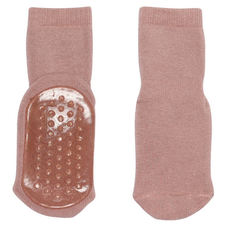 MP Denmark Cotton Slipper Socks - Wood Rose