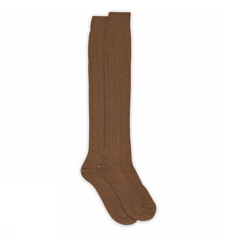 MP Denmark Adult Wool Tove Knee Socks - Pecan Pie