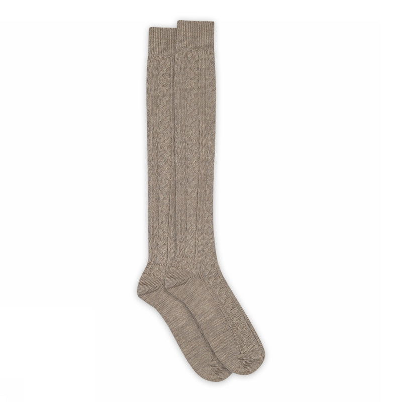 MP Denmark Adult Wool Tove Knee Socks - Quail