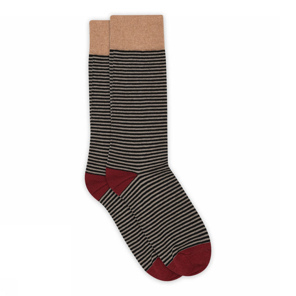 MP Denmark Adult Gerda Long Socks - Black Stripe