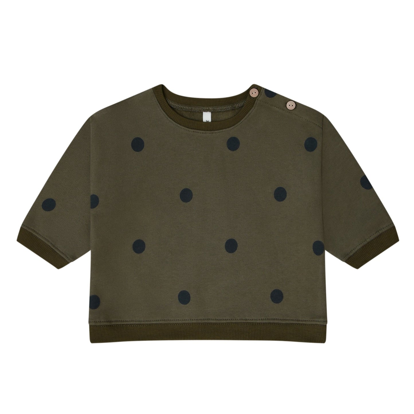 Organic Zoo Olive Dots Sweatshirt