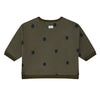 Organic Zoo Olive Dots Sweatshirt