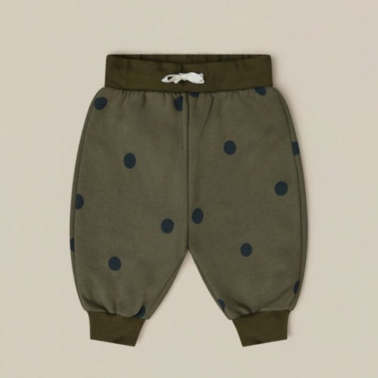 Organic Zoo Olive Dots Sweatpants