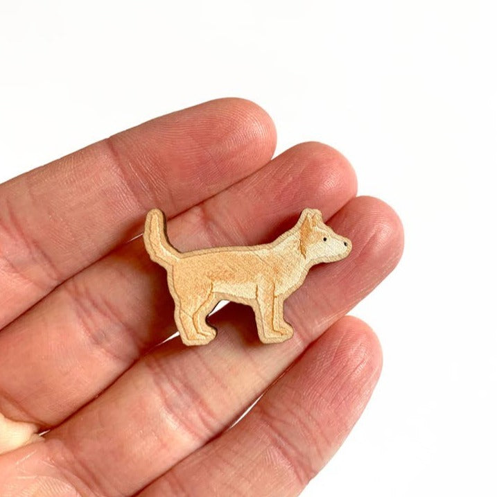 
                      
                        Tom Hardwick Terrier Dog, Responsibly Sourced Birch Wood Pin
                      
                    