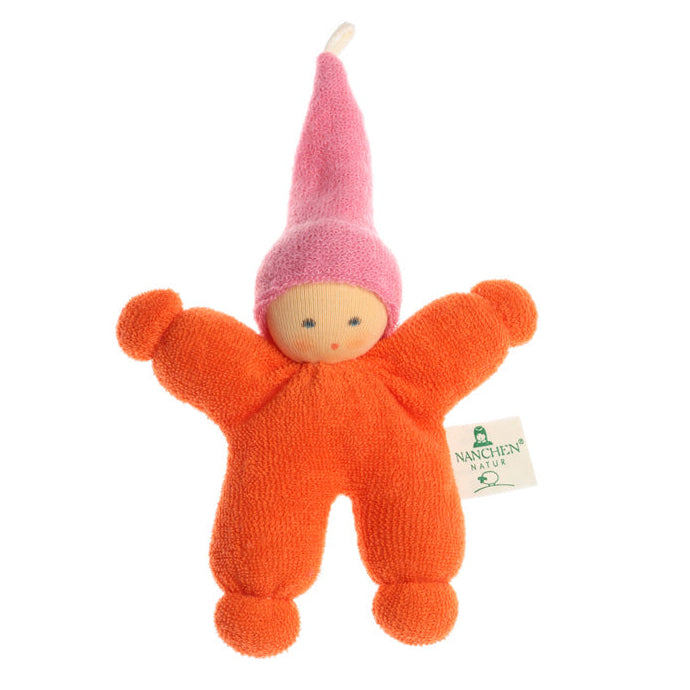 Nanchen Natur Gnome Rattle - Orange