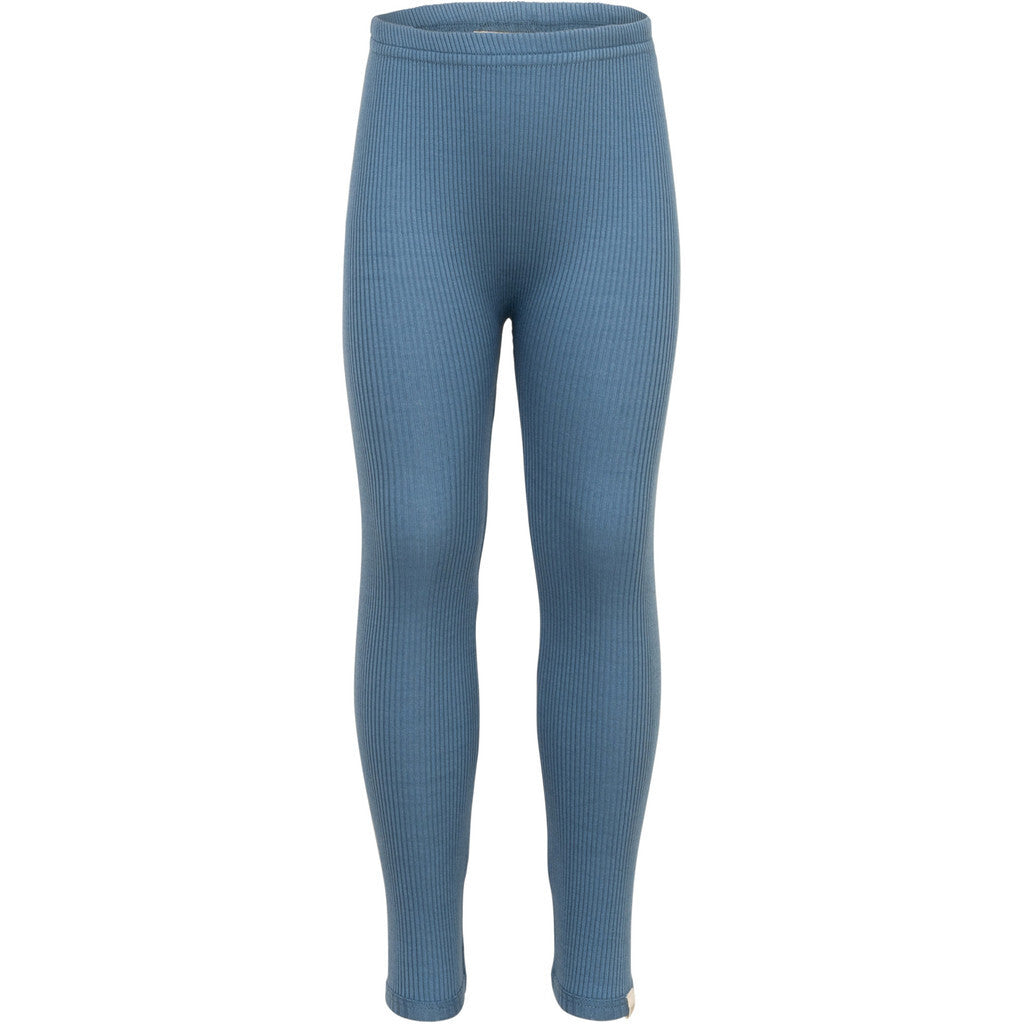 Minimalisma Bieber Cotton/Silk Leggings - Steel Blue