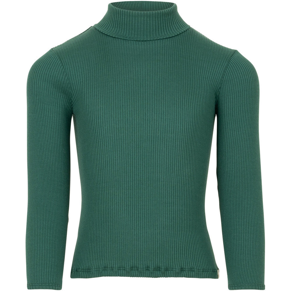 Minimalisma Bui Cotton/Silk Turtleneck - Emerald Green