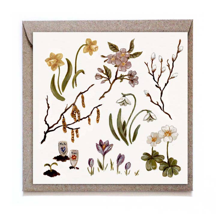 Studio Satsch Signs of Spring Card