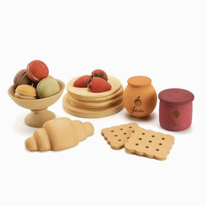 Sabo Concept Wooden Play Food Desserts Set