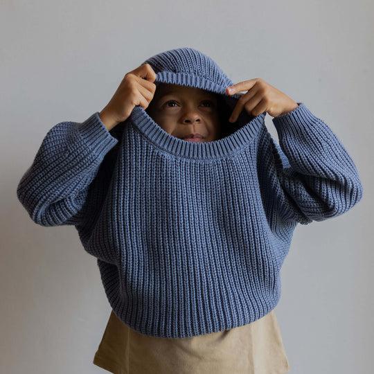 The Simple Folk The Chunky Sweater - Cornflower Blue