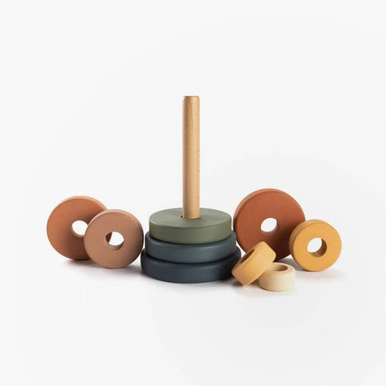 Sabo Concept Wooden Ring Stacker - Tropics