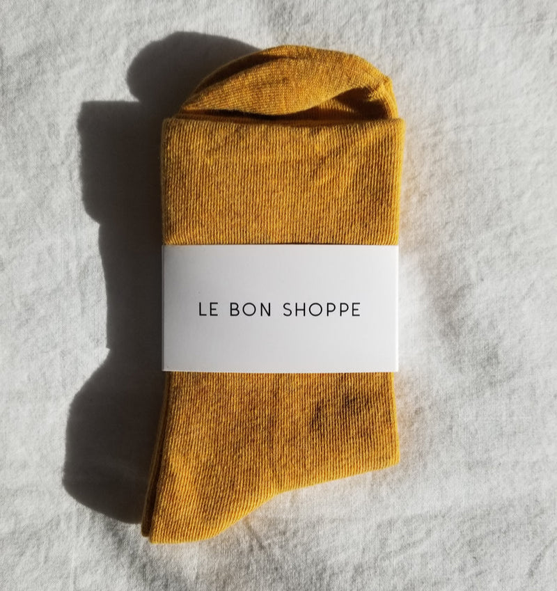 
                  
                    Le Bon Shoppe Women's Sneaker Socks - Marigold
                  
                