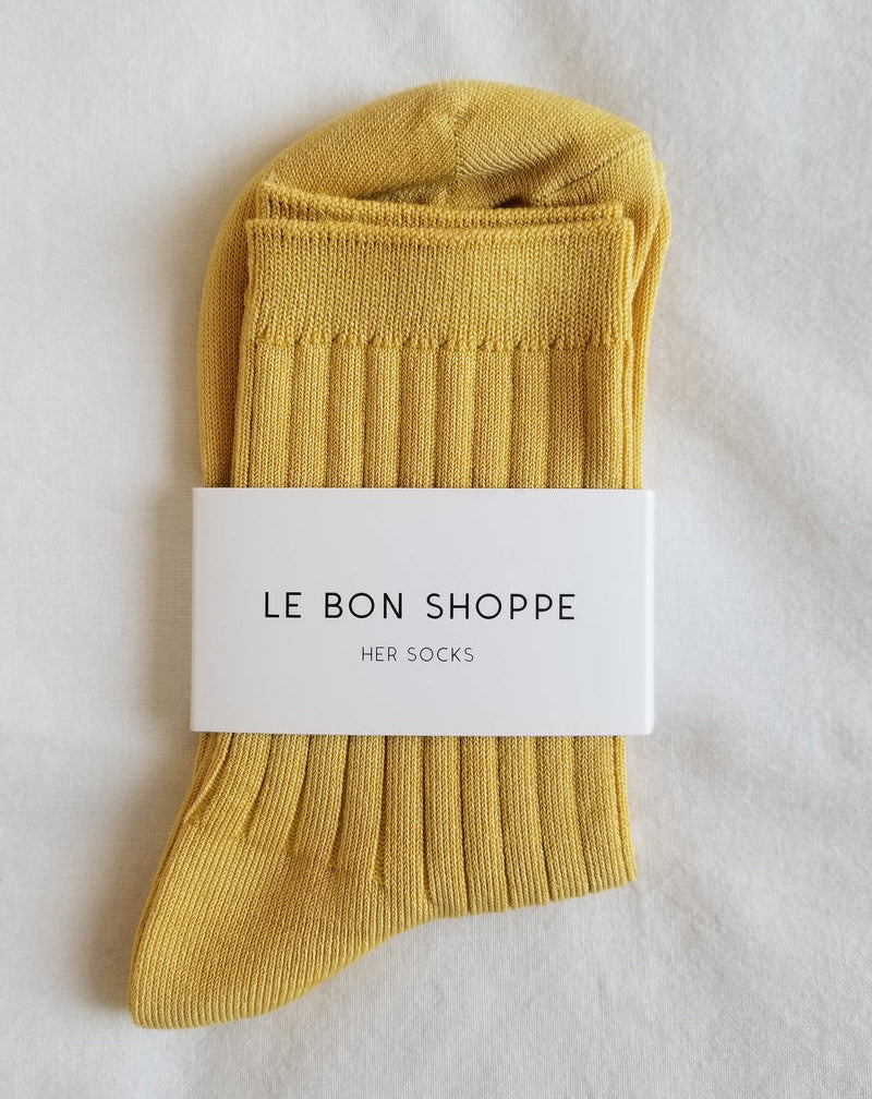 Le Bon Shoppe Women's Her Socks - Buttercup