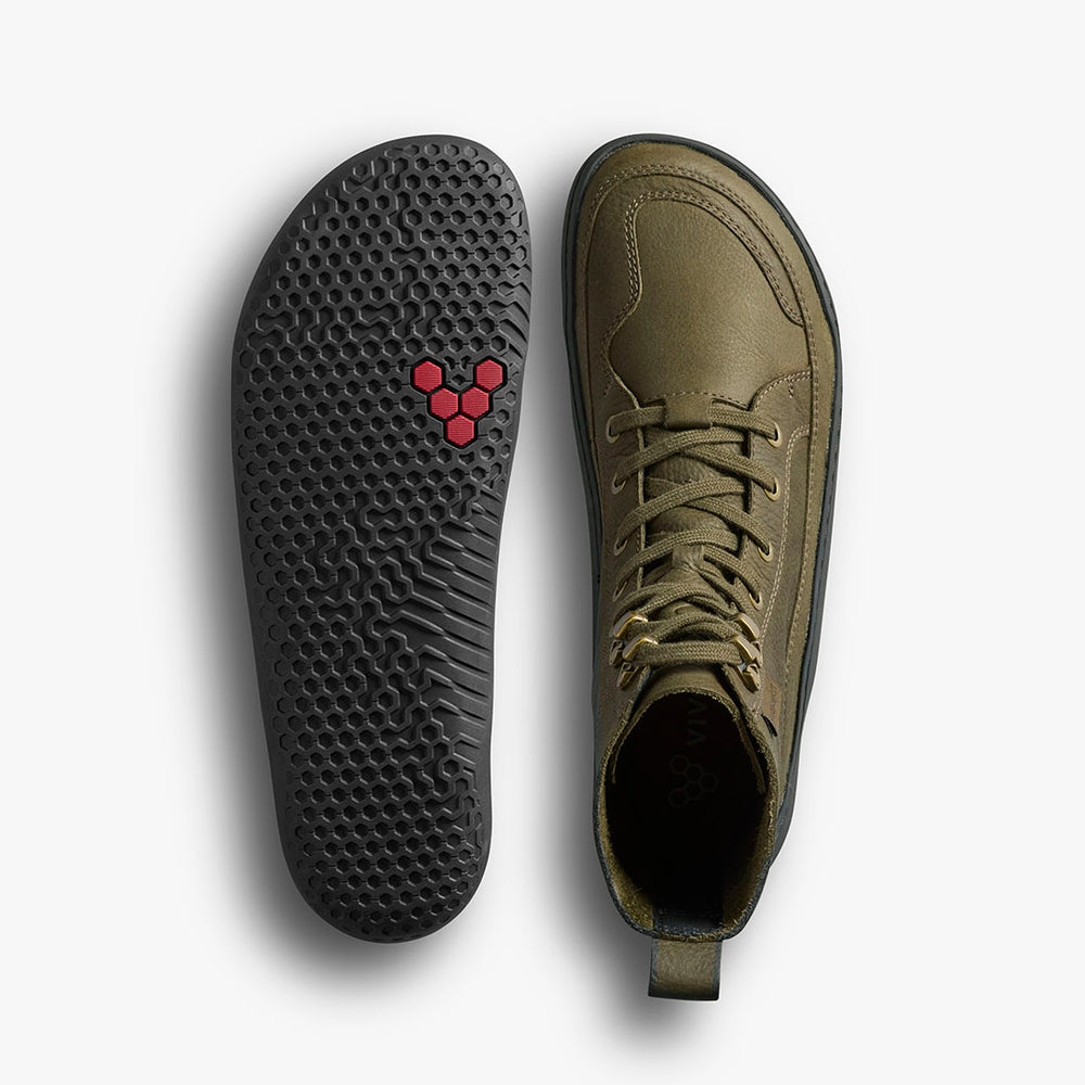 
                  
                    Vivobarefoot Vivo Barefoot Women's Gobi Lace-Up Boots, Dark Olive
                  
                