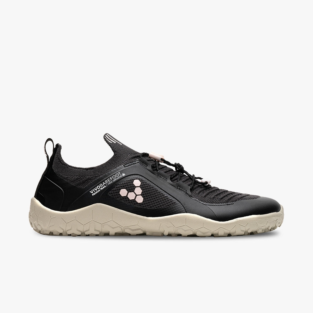 Vivobarefoot Vivo Barefoot Women's Primus Trail Knit FG - Obsidian/Misty Rose/Limestone