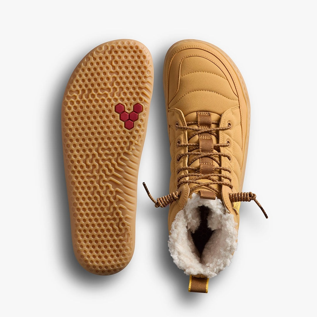 Vivobarefoot Vivo Barefoot Women's Gobi Hiber Lace-Up Boots, Tan