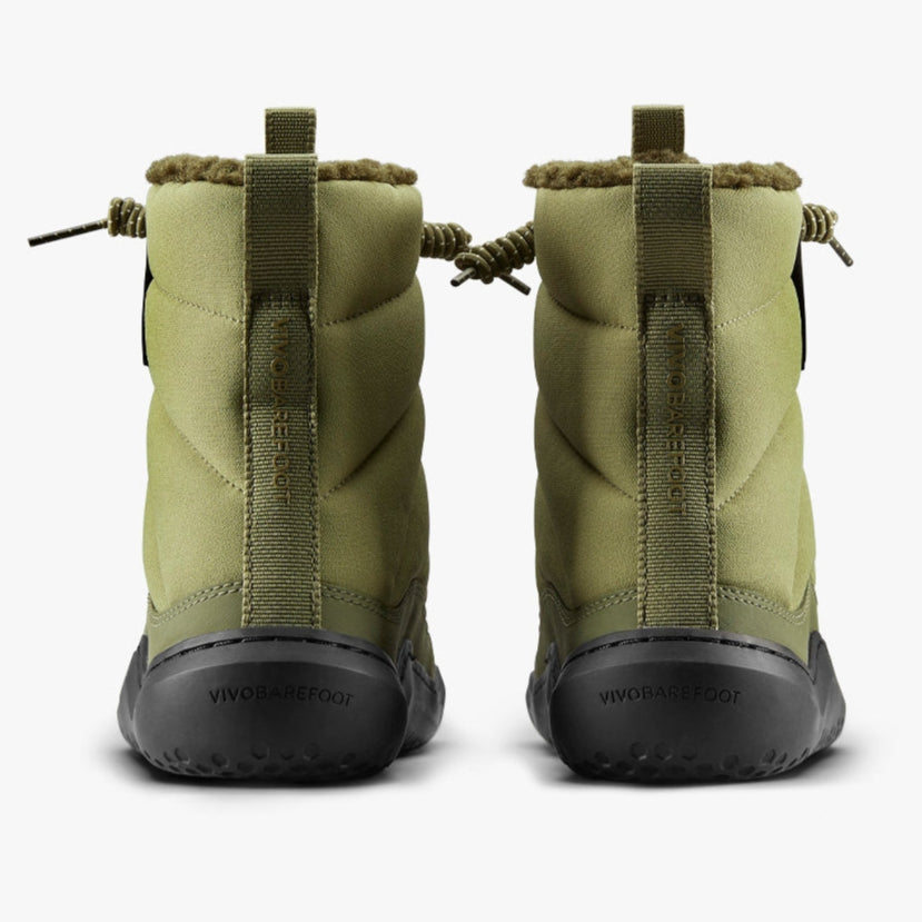 Vivobarefoot Vivo Barefoot Women's Gobi Hiber Lace-Up Boots, Olive