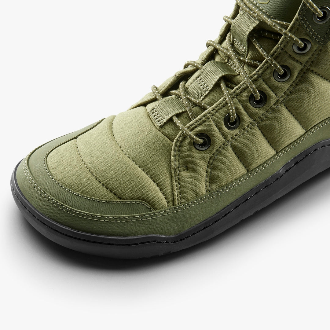 Vivobarefoot Vivo Barefoot Women's Gobi Hiber Lace-Up Boots, Olive