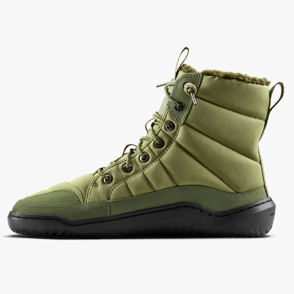 
                      
                        Vivobarefoot Vivo Barefoot Women's Gobi Hiber Lace-Up Boots, Olive Green
                      
                    