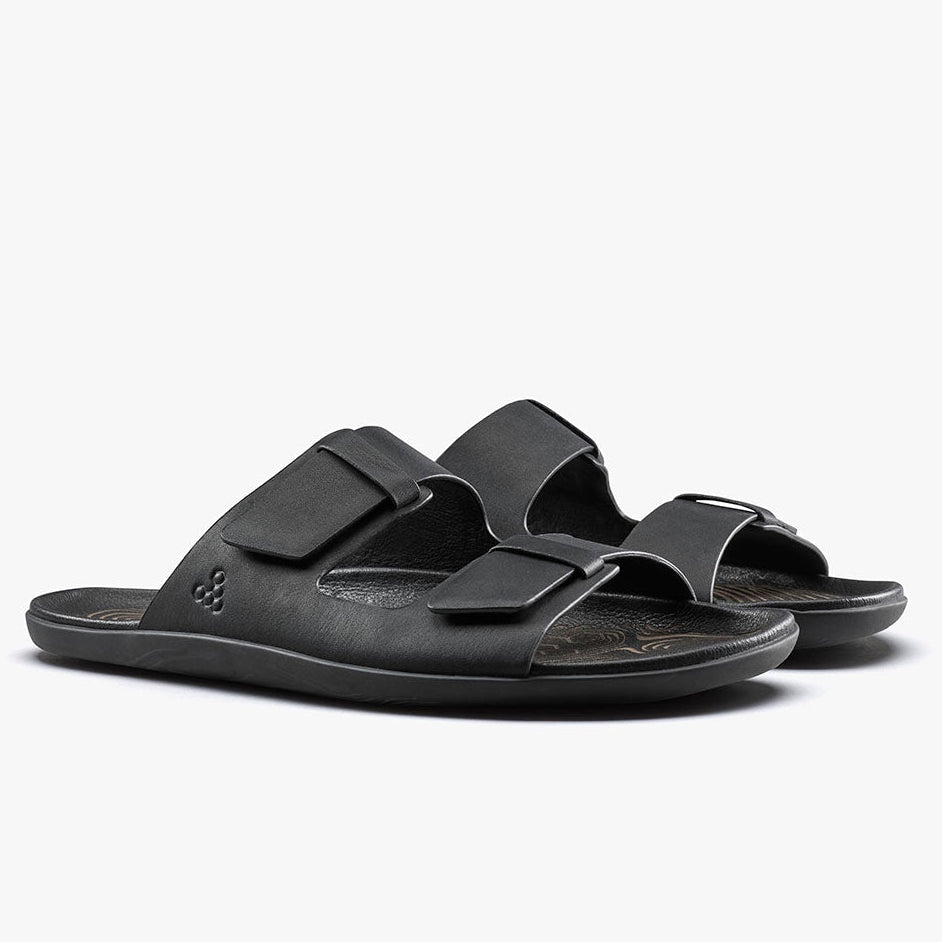 Vivobarefoot Women's Sensus Yin Slide - Obsidian