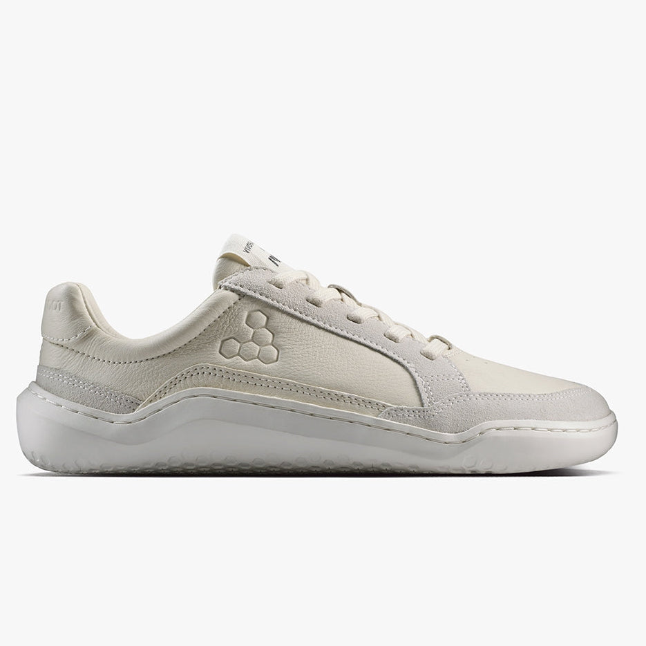 Vivobarefoot Women's Gobi III Sneaker Premium Leather - Limestone