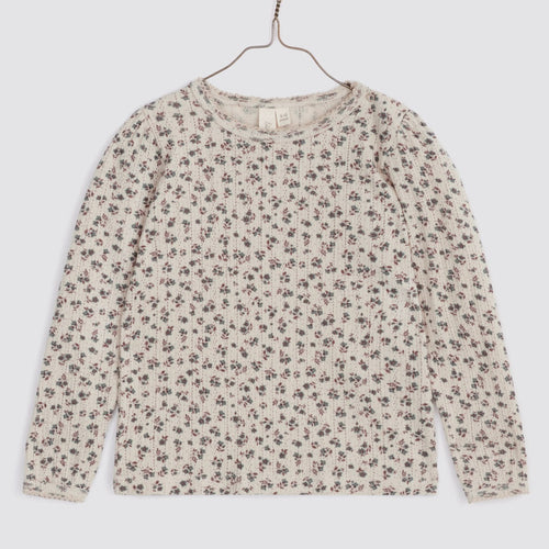 Little Cotton Clothes Organic Pointelle Tshirt - Field Floral