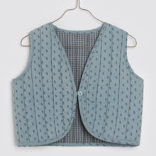  Little Cotton Clothes Organic Bay Quilted Waistcoat - Dorset Floral