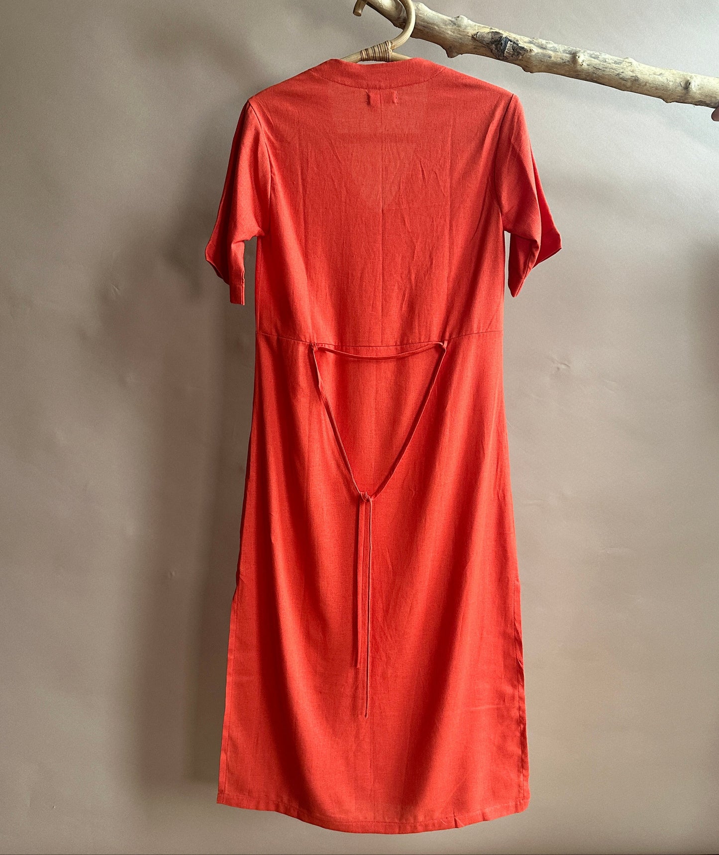 Kaely Russell X SMALL-FOLK Women's June Dress - Flame