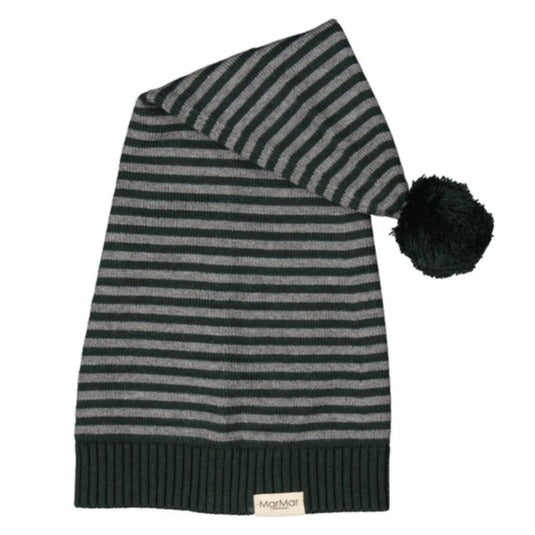 MarMar Copenhagen Alfen Hat - Dark Leaf Stripe