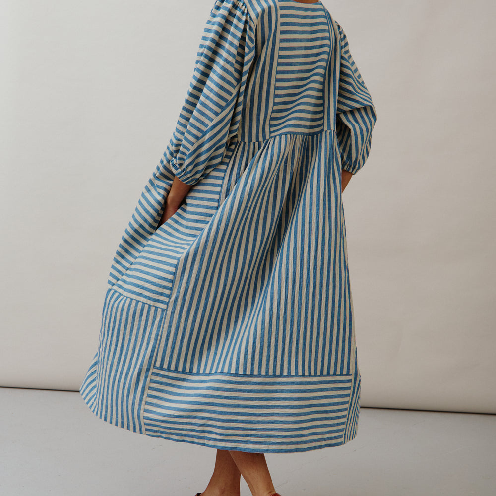 
                  
                    Sideline Women's Betsy Dress- Blue Stripe
                  
                