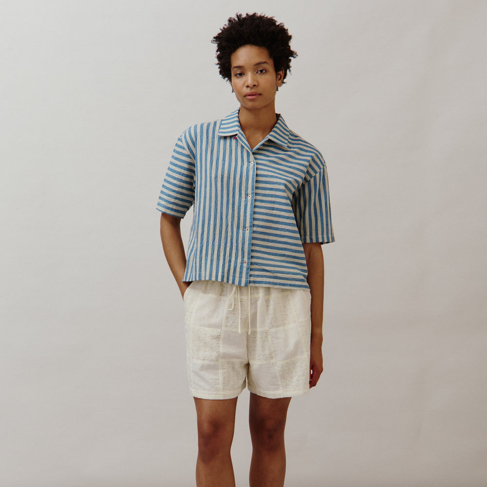 
                  
                    Sideline Women's Stella Shirt - Blue Stripe
                  
                