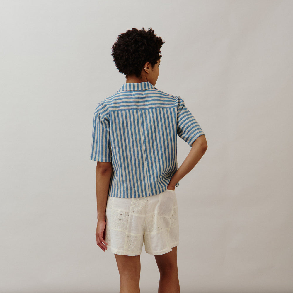 Sideline Women's Stella Shirt - Blue Stripe