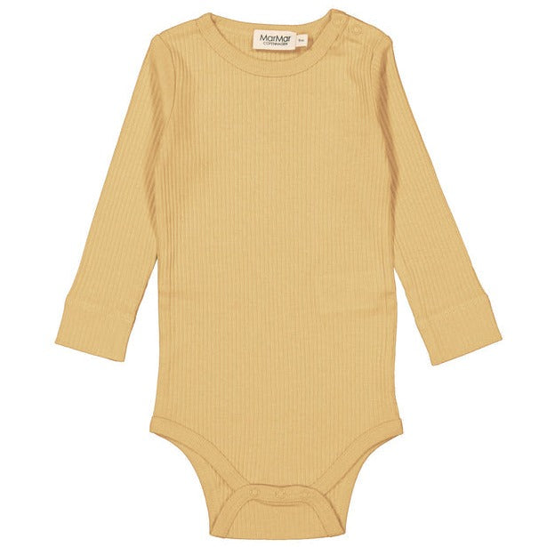 MarMar Copenhagen Mar Mar Long Sleeve Bodysuit Modal/Cotton - Dijon