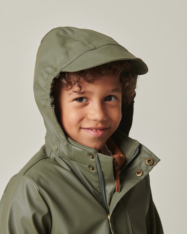 MarMar Copenhagen October Rain Jacket - Olive Leaf