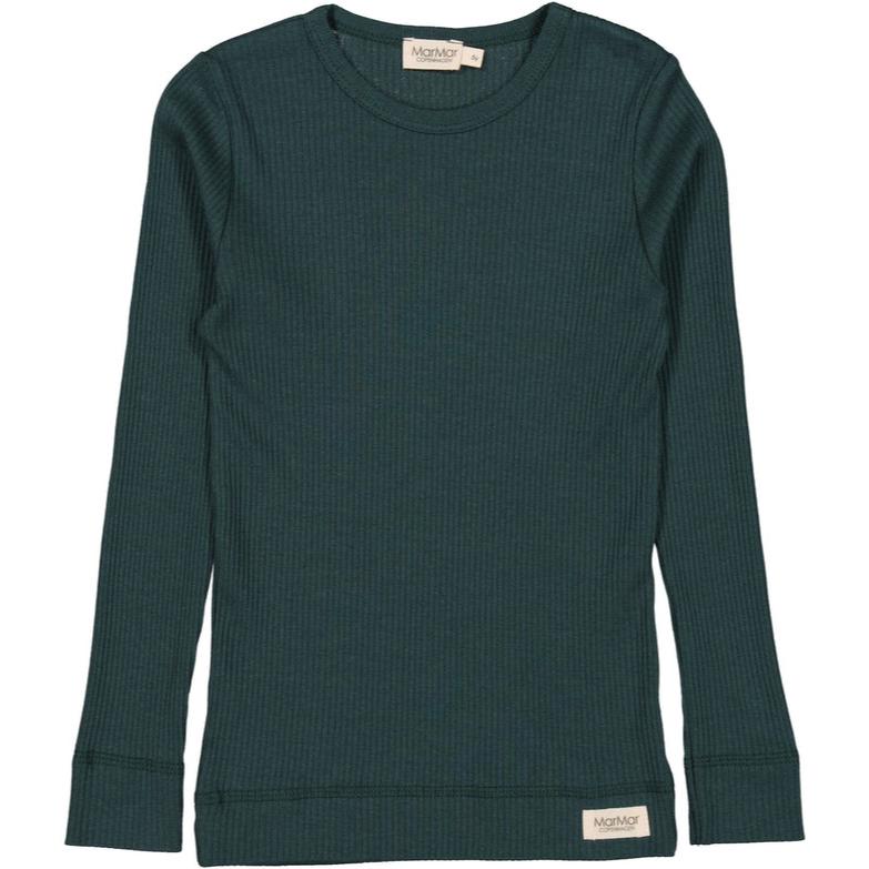 MarMar Copenhagen Mar Mar Long Sleeve Modal/Cotton Tee - Pine