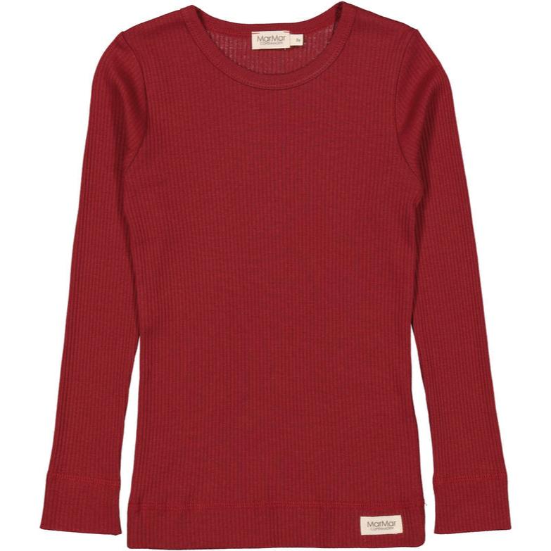 
                  
                    MarMar Copenhagen Mar Mar Long Sleeve Modal/Cotton Tee - Hibiscus Red
                  
                