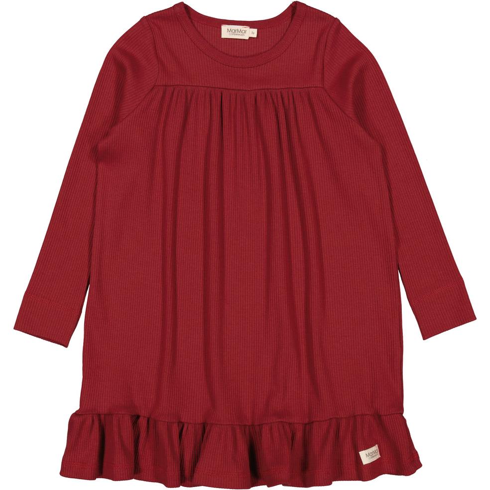 MarMar Copenhagen Duse Modal/Cotton Dress - Hibiscus Red