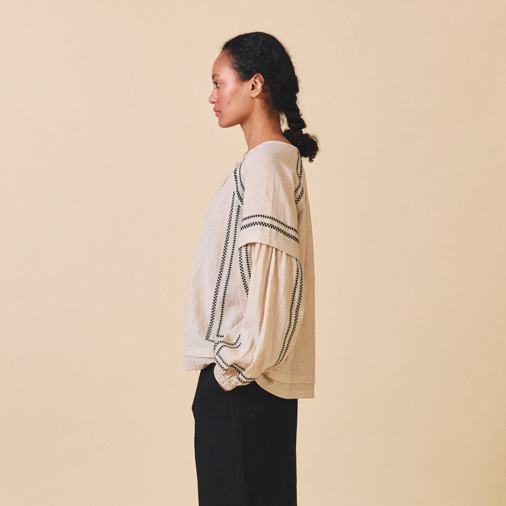 
                  
                    Sideline Women's Elodie Shirt - Ecru
                  
                