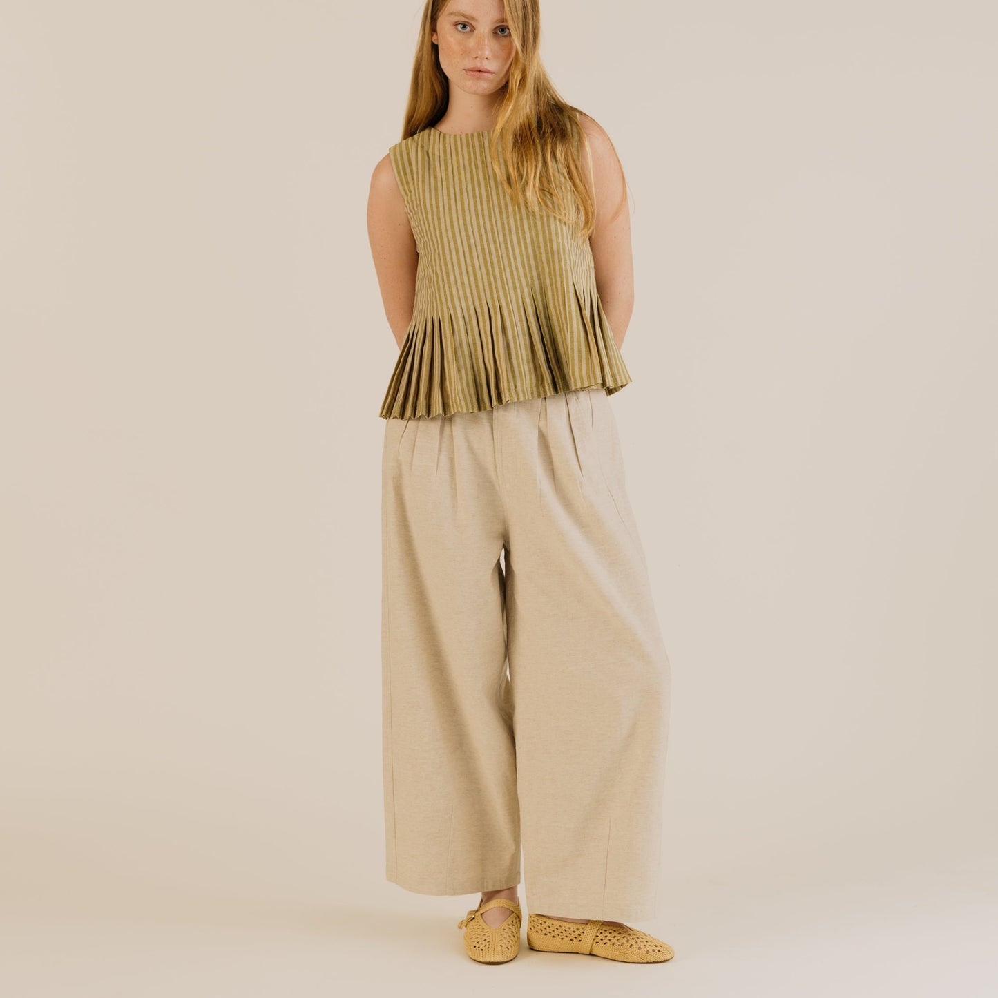 Sideline Women's Leila Trousers - Oat